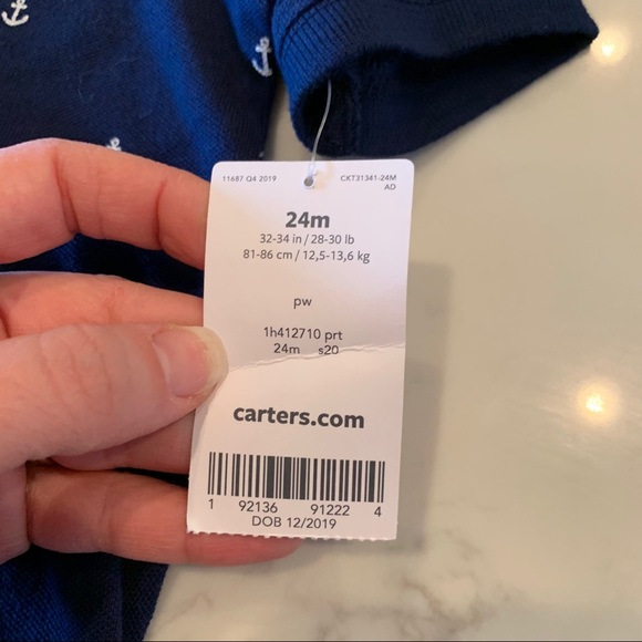 NWT Anchor Onesie - Picture 2 of 2